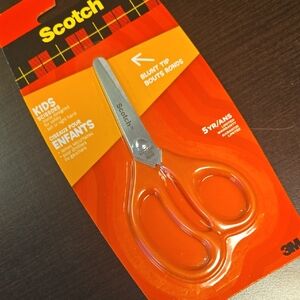 Scotch Kids Scissors - Orange, New - 2 Packages For The Price